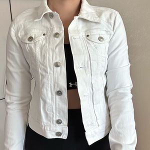 White Denim Jacket Size 6